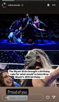 Bray Wyatt was honored on SmackDown